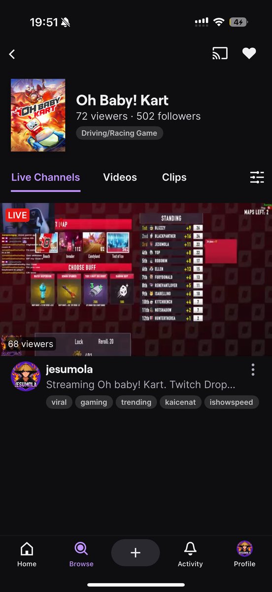 jesumola (Ø,G) (@jesumola__) on Twitter photo 6 hoursssss stream
71 viewers peak 🥹💜
<a href="/OhBabyGames/">OhBabyGames</a> <a href="/ohbabykart/">Oh Baby Kart</a>
Don’t miss those drops 🎁 6 hoursssss stream
71 viewers peak 🥹💜
<a href="/OhBabyGames/">OhBabyGames</a> <a href="/ohbabykart/">Oh Baby Kart</a>
Don’t miss those drops 🎁