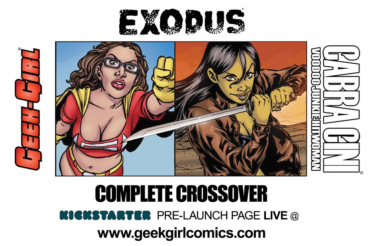 Finished the Script for Geek-Girl #17 - part of the Geek-Girl/Cabra Cini Crossover and very pleased with it!

Geek-Girl #17 will be part of the new #Kickstarter launching in Sept - to be notified as soon as we go Live, sign up at the Pre-Launch Page here!

kickstarter.com/projects/geekg…