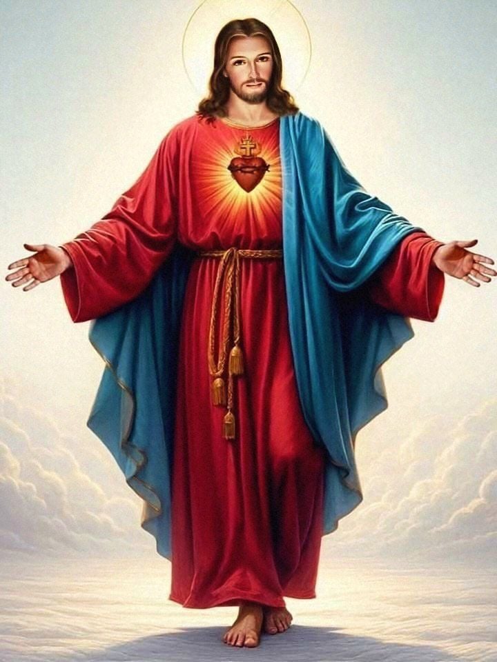 Por el poder de tus santas llagas, libérame y sáname, señor. Amen.