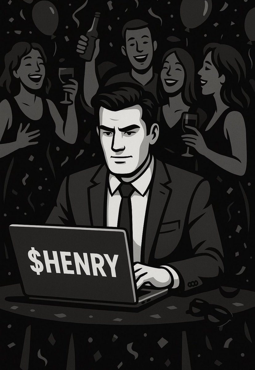 Party? No. I have to keep earning, I’m not rich yet.

$Henry