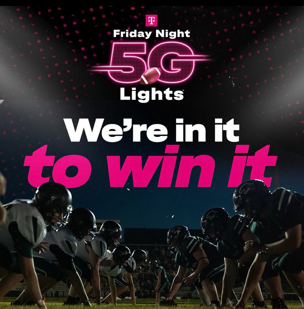 JeffDavisfbRecruits (@jdfbrecruits) on Twitter photo We are excited to be competing in the T-Mobile Friday Night 5G Lights Contest. We need YOUR help!!
1. Like & Share our posts through out the season👍
2. #FN5GL & #Sweepstakes & tag @tmobile & <a href="/JDfbRecruits/">JeffDavisfbRecruits</a> in all your Yellow Jacket posts this Fall 📲
3. Spread the word 🙌 We are excited to be competing in the T-Mobile Friday Night 5G Lights Contest. We need YOUR help!!
1. Like & Share our posts through out the season👍
2. #FN5GL & #Sweepstakes & tag @tmobile & <a href="/JDfbRecruits/">JeffDavisfbRecruits</a> in all your Yellow Jacket posts this Fall 📲
3. Spread the word 🙌
