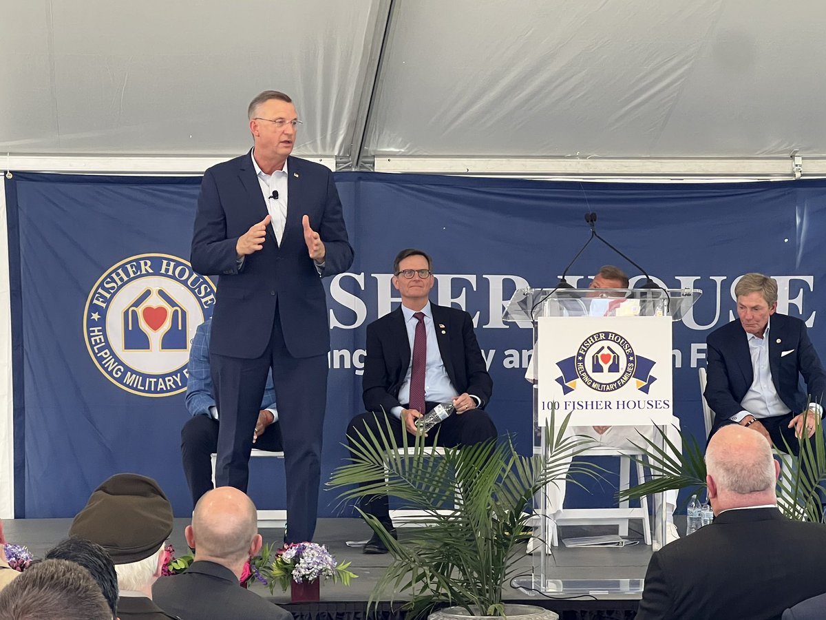 VA Secretary Doug Collins (@secvetaffairs) on Twitter photo Spoke today at a ribbon cutting for the 100th Fisher House. <a href="/FisherHouseFdtn/">Fisher House</a> helps ensure Veterans & servicemembers don’t have to heal alone, and the 100th facility is located at the @LovellFHCC, where it will be the first Fisher House serving both military and Veteran families. Spoke today at a ribbon cutting for the 100th Fisher House. <a href="/FisherHouseFdtn/">Fisher House</a> helps ensure Veterans & servicemembers don’t have to heal alone, and the 100th facility is located at the @LovellFHCC, where it will be the first Fisher House serving both military and Veteran families.