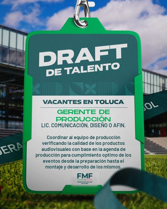 CV a talento@fmf.mx