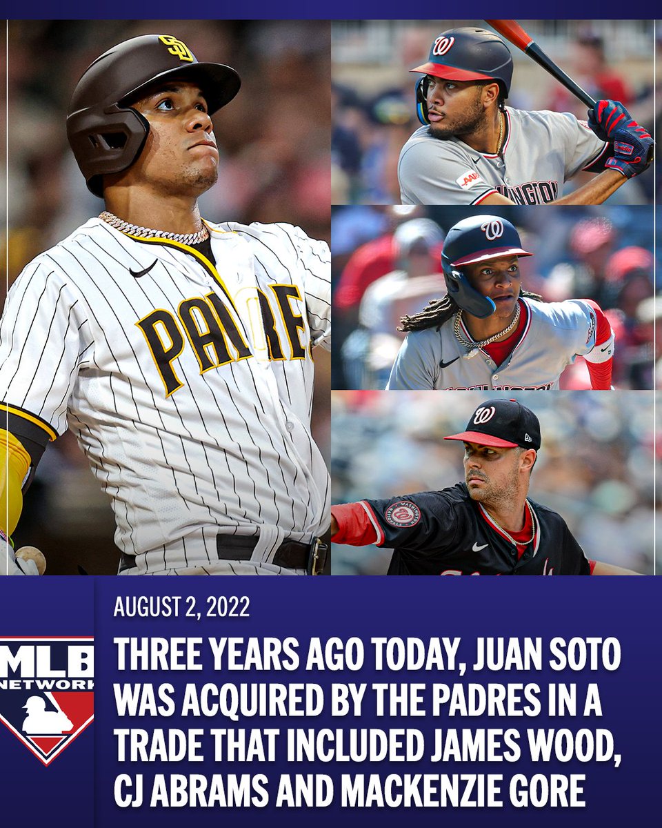 MLBNetwork's tweet photo. Since this trade went down, Wood, Abrams and Gore have all made All-Star Game appearances ⭐ https://t.co/HMzeg2CQ8I