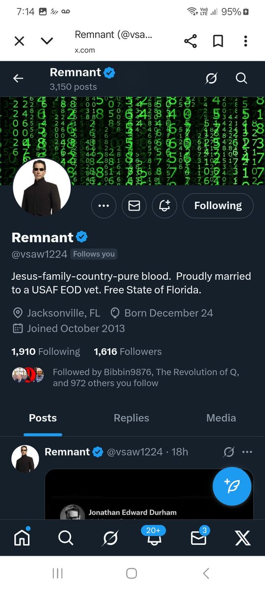 Can we get these Veteran's some new friends, please give 
<a href="/MarineDad22/">Savant Marine</a> 
<a href="/vsaw1224/">Remnant</a> 
Follow, repost 💪 🫶 👊 💥 💯 🇺🇸 🫡