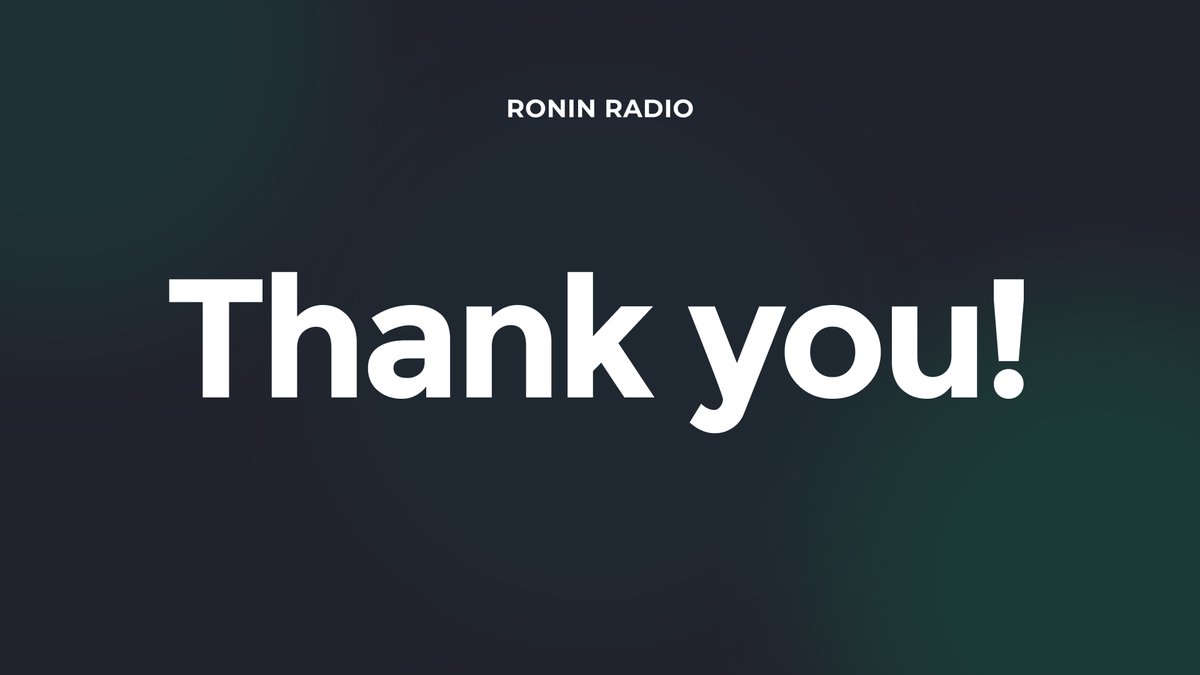 RoninRadio (@theroninradio) on Twitter photo We would like to extend our gratitude to everyone supporting Ronin Radio, including every project and individual that showed love today.
<a href="/RealmsDotGame/">Realms</a>
<a href="/Moku_HQ/">Moku✨</a>
<a href="/fableborne/">Fableborne</a>
<a href="/Kttyworld/">KTTY</a>
<a href="/PrimosWarriors/">Primos Warriors</a>
<a href="/thetickeriscag/">Cute Asian Girl $CAG</a>
<a href="/Jihoz_Axie/">Jihoz.ron</a>
<a href="/MarkofTheZeal/">MoTZ</a>
A big thank you.
We’re We would like to extend our gratitude to everyone supporting Ronin Radio, including every project and individual that showed love today.
<a href="/RealmsDotGame/">Realms</a>
<a href="/Moku_HQ/">Moku✨</a>
<a href="/fableborne/">Fableborne</a>
<a href="/Kttyworld/">KTTY</a>
<a href="/PrimosWarriors/">Primos Warriors</a>
<a href="/thetickeriscag/">Cute Asian Girl $CAG</a>
<a href="/Jihoz_Axie/">Jihoz.ron</a>
<a href="/MarkofTheZeal/">MoTZ</a>
A big thank you.
We’re
