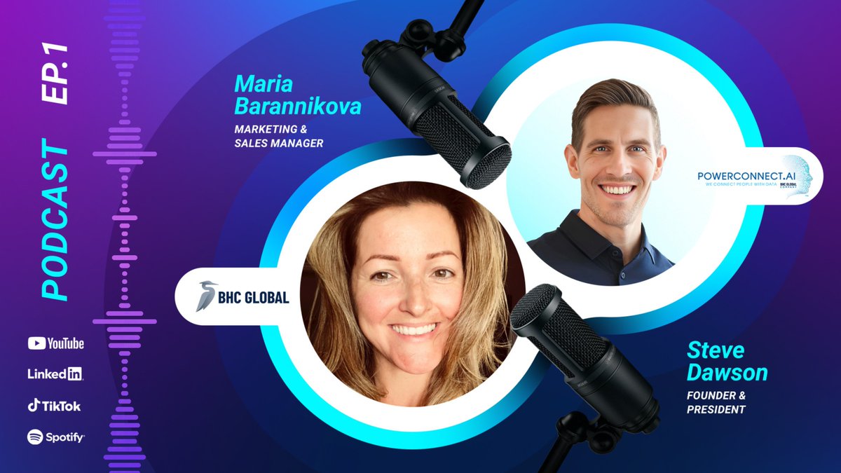In this episode, Maria Barannikova, Manager of Sales and Marketing at BHC Global, sits down with <a href="/StevenDawsonSD/">Steve Dawson</a>, Founder of POWERCONNECT.AI, to talk about its recent acquisition by BHC Global, a top system integrator and consulting firm.

Tune in for an inspiring