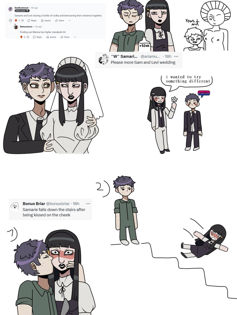 #FearandHunger #fearandhungertermina #fearandhungerfanart #samalevi 
It seems strange to me that you ask me to marry these two disturbed teenagers so often, I'm not upset, on the contrary, it makes me feel comfortable drawing them together.