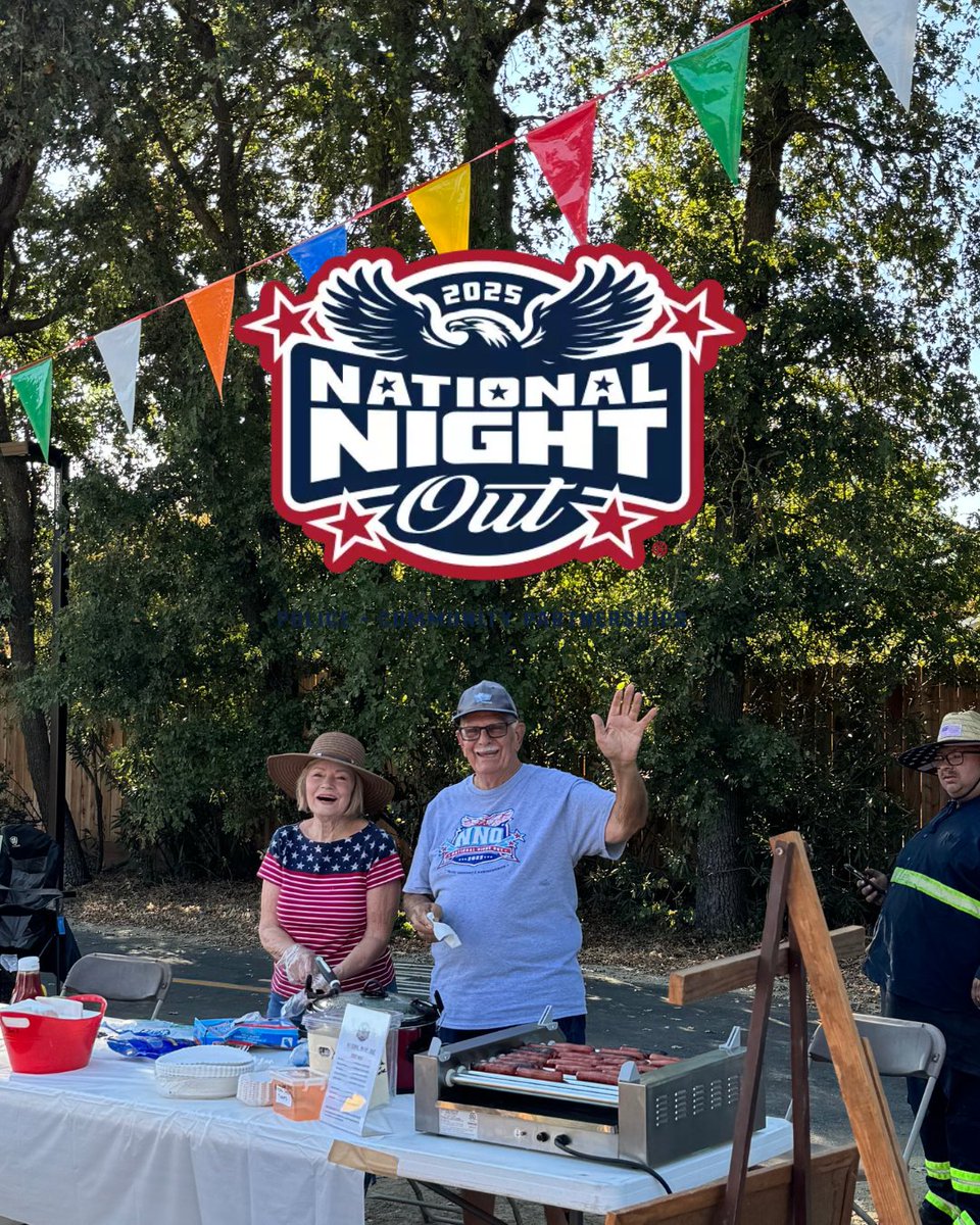 We’re one week away from National Night Out on August 5!🌛 This nationwide event is about connecting with neighbors &amp; strengthening community spirit. 💪
@CitrusHeightsPD will visit local gatherings to build partnerships with the community! Learn more: citrusheights.net/1356/National-…