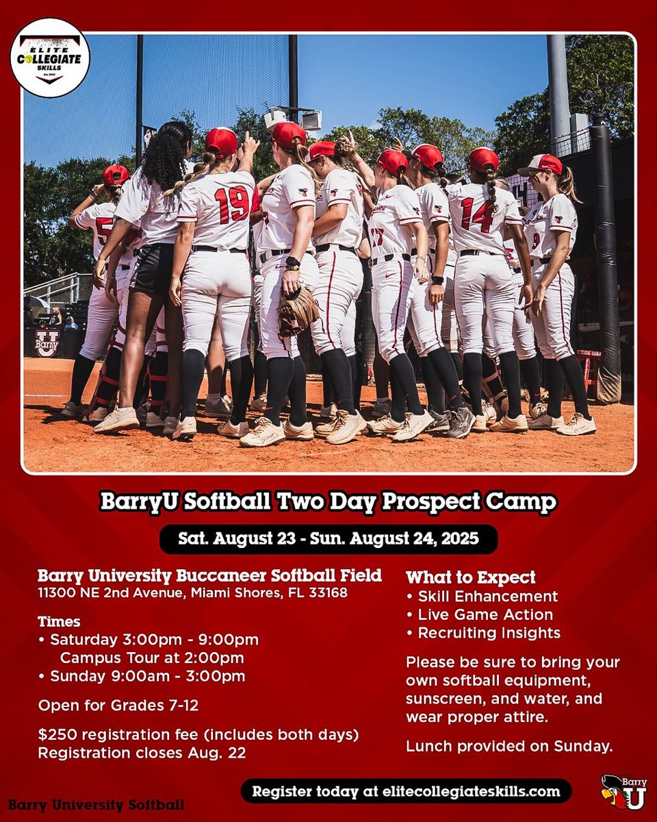 Come train with the Bucs next month! We run this camp like two days of practice. You get our full team and staff for two days!