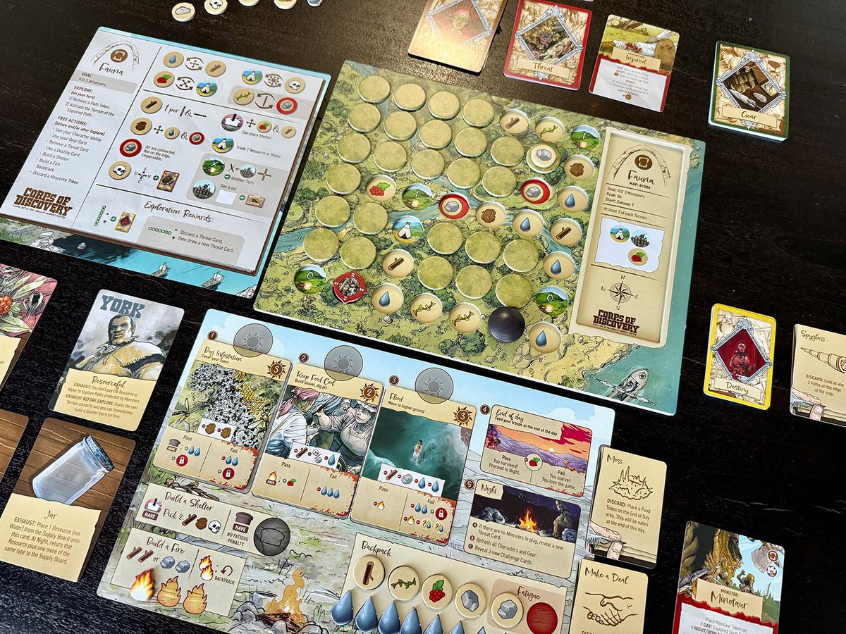 Board Game Quest (@boardgamequest) on Twitter photo The colonial west reenvisioned with a survival-horror twist that’s destined to manifest tension. Check out Brand's review of Corps of Discovery from <a href="/offthepagegames/">Off the Page Games</a> boardgamequest.com/corps-of-disco… #boardgames The colonial west reenvisioned with a survival-horror twist that’s destined to manifest tension. Check out Brand's review of Corps of Discovery from <a href="/offthepagegames/">Off the Page Games</a> boardgamequest.com/corps-of-disco… #boardgames