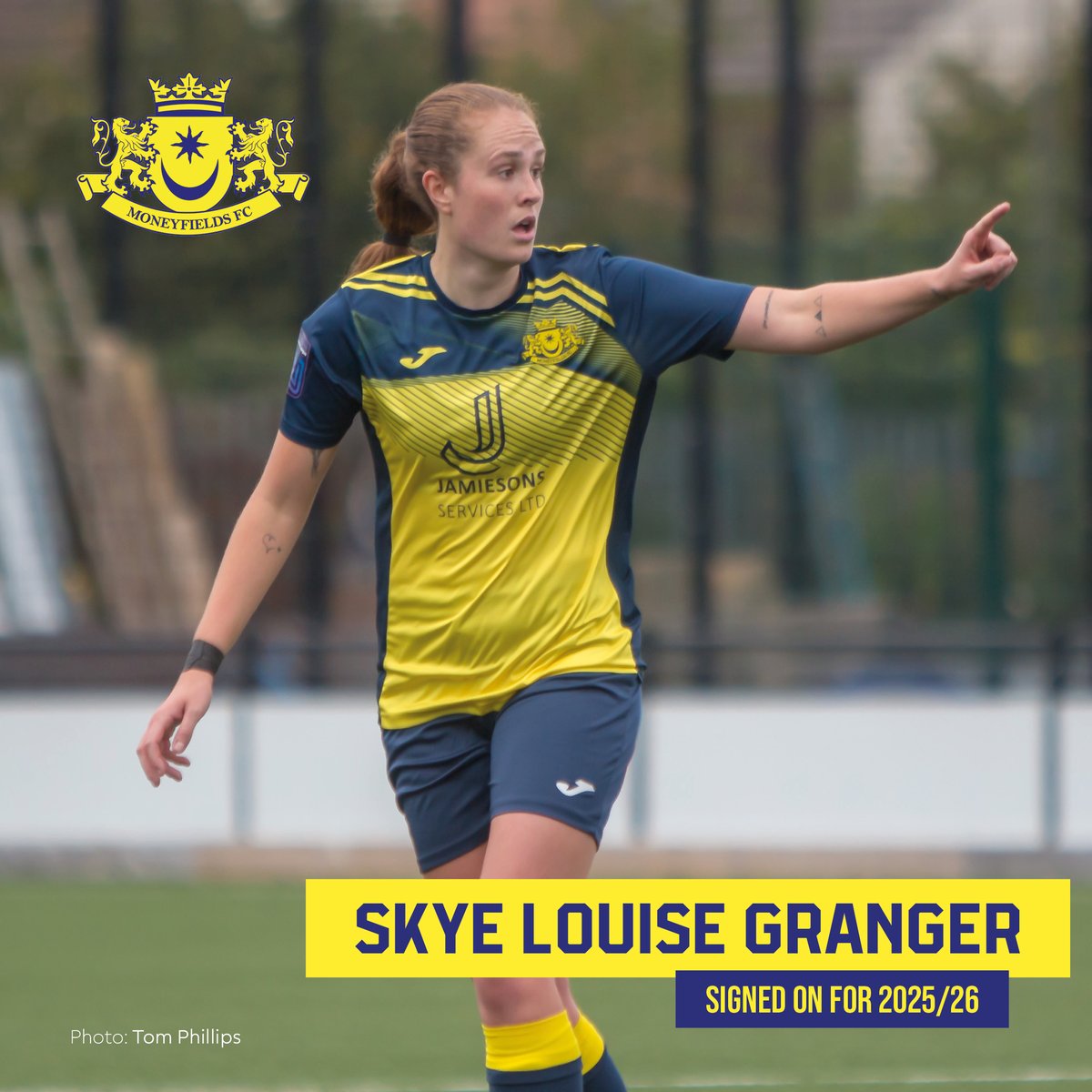 Moneyfields FC Women (@moneysfcwomen) on Twitter photo Moneyfields 🤝 Skye Louise Granger
We’re buzzing to confirm that @SkyeLouiseGran1 has re-signed for Moneys in 2025/26.
Skye is available to sponsor. Email womens@moneysfc.co.uk for more information.
#UpTheMoneys Moneyfields 🤝 Skye Louise Granger
We’re buzzing to confirm that @SkyeLouiseGran1 has re-signed for Moneys in 2025/26.
Skye is available to sponsor. Email womens@moneysfc.co.uk for more information.
#UpTheMoneys
