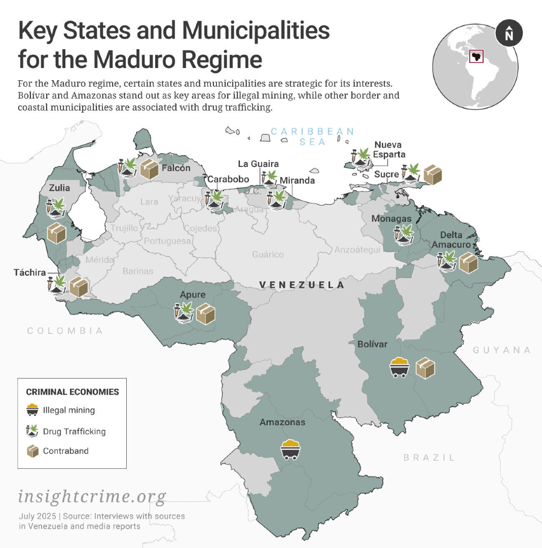 🇻🇪 I With low voter turnout and the absence of most of the opposition, #Venezuela held another election. The Maduro regime emerged victorious in strategic areas, displacing opposition leaders and expanding their control over criminal economies. Read more at: