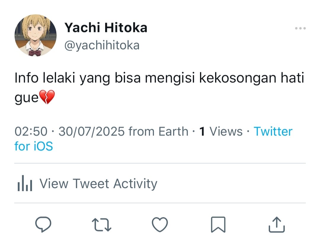 hotandyoungran's tweet photo. — look at me; a #haikyuu #kageyachi AU by @hotandyoungran

Yachi sudah menyukai Hinata sejak lama. Saat ia berniat untuk menyatakan perasaannya, Hinata justru jadian dengan orang lain. Tapi siapa sangka, ternyata patah hati Yachi diam-diam menjadi kesempatan bagi seseorang? https://t.co/1al2XUFdYR