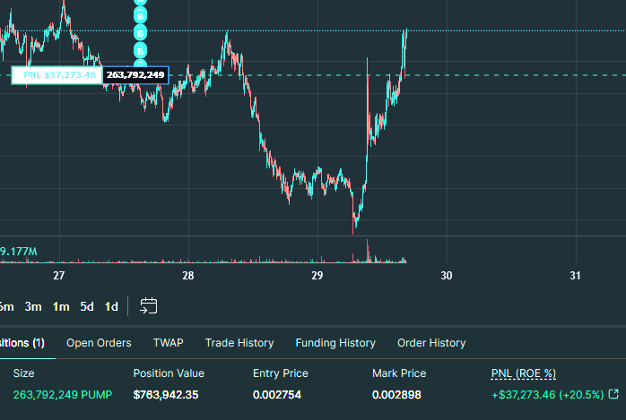 I am only going to keep bidding $PUMP here.

This is the coin of the bullrun and it's about to go ballistic.

Remember they created this game that we have right now. The only reason you are here trading Memecoin's is because of them, dont fade the trend starters.

A royal flush