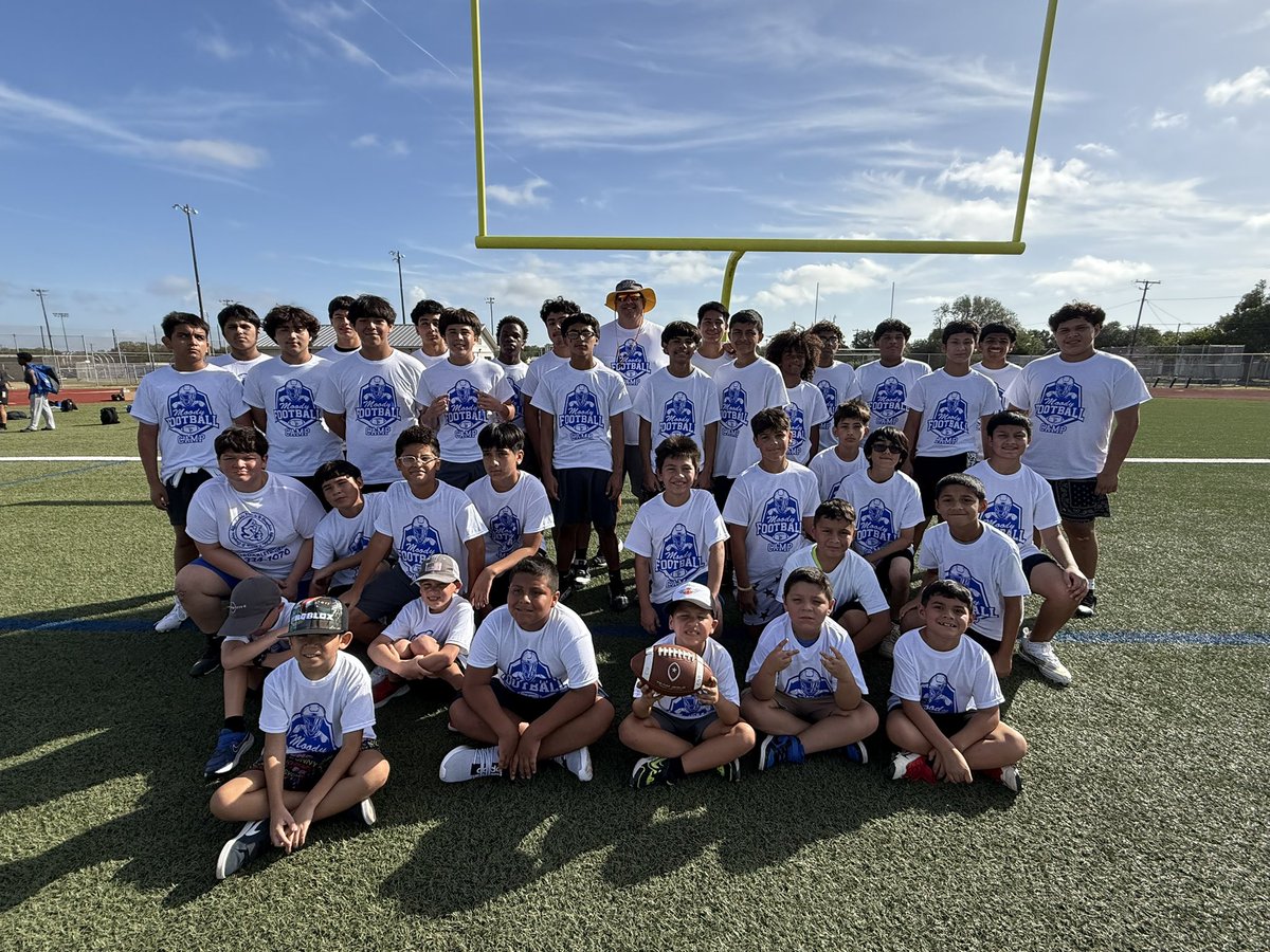 We also want to thank our sponsor Affordable Tshirts and Graphics for our Moody Trojan football camp shirts for our kids!