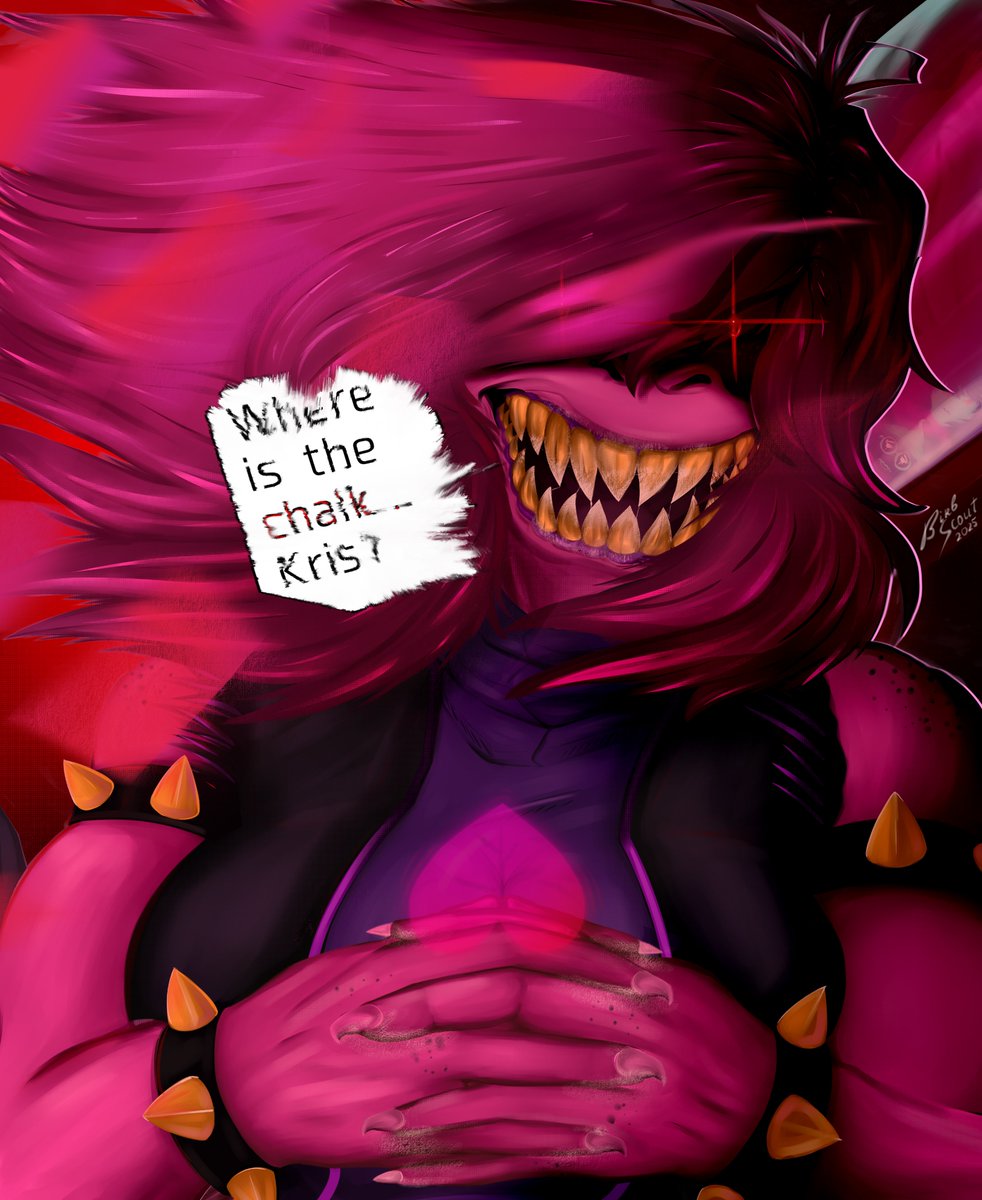 I recently started playing Deltarune. #DELTARUNE #deltarunefanart