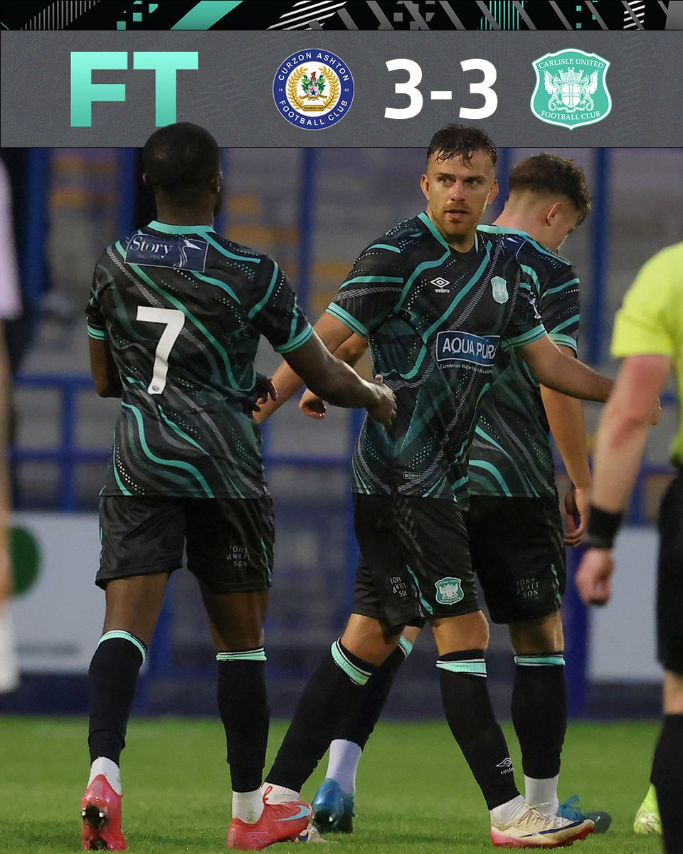 It ends level at the Tameside Stadium. 🤝