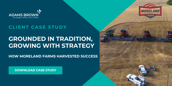 KansasCPAs's tweet image. Looking to the horizon, Moreland Farms is preparing for its next chapter. Matt and Lisa are making plans to step back into quieter roles while empowering their sons to lead.

&amp;gt;&amp;gt; hubs.la/Q03zqzYK0

#businessgrowth #growthmodel #AdamsBrown