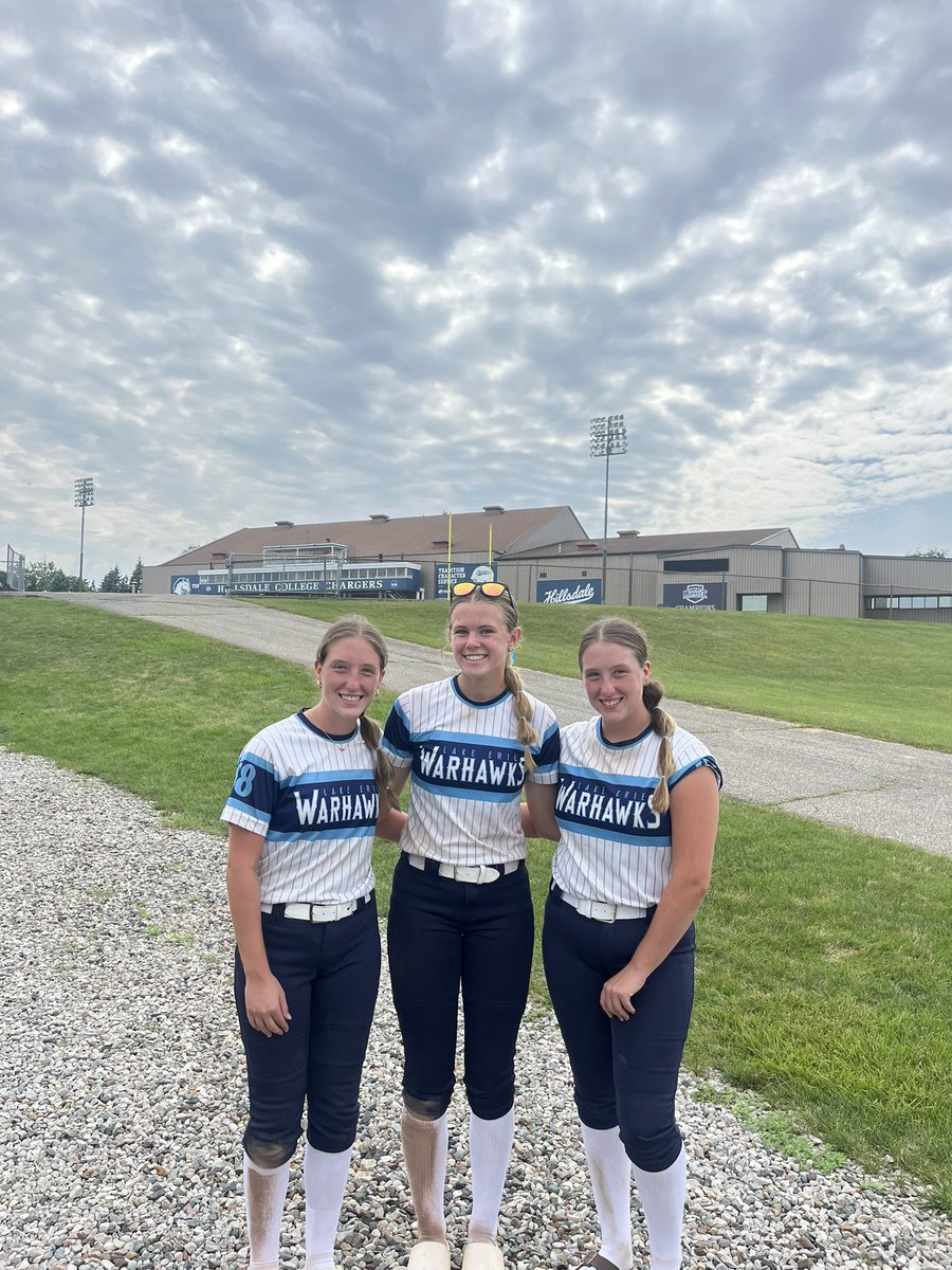 Thank you so much <a href="/Kyle_coachK/">Kyle Gross</a> and <a href="/HCSBCHARGERS/">Hillsdale College Softball</a> for the opportunity to attend your camp today! I had so much fun and learned a lot, and I got to see my favorite set of twins! <a href="/BellaWooke88/">Bella Wooke</a> <a href="/BeccaWooke19/">Becca Wooke</a> <a href="/Warhawks09Dixon/">Warhawks ‘09 - Dixon</a>