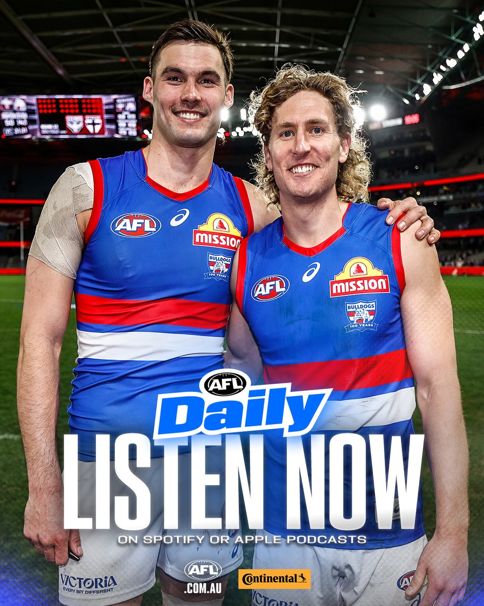 "What’s happening inside 50 at the Western Bulldogs could propel them into the final eight."

<a href="/barrettdamian/">Damian Barrett</a>, <a href="/sarahjolle/">Sarah Olle</a> and <a href="/JoshGabelich/">Josh Gabelich</a> discuss all the big stories ahead of round 21 on AFL Daily Round Table: afl.com.au/podcasts/afl-d…