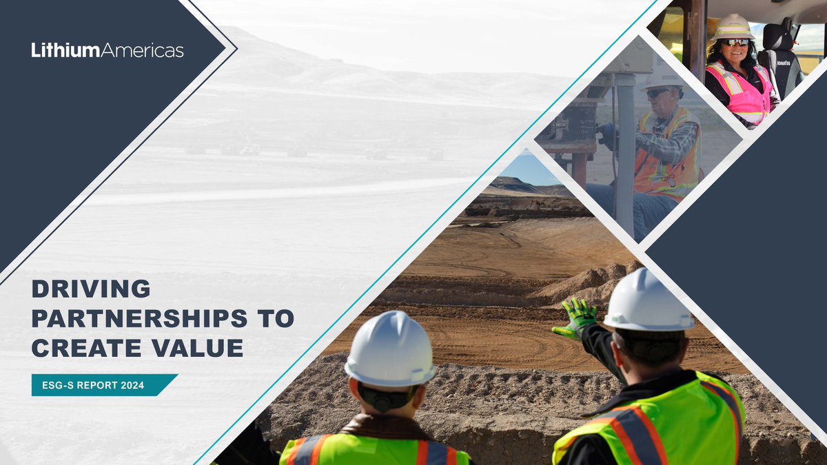 Lithium Americas has published their 2024 Environmental, Social, Governance and Safety (ESG-S) report. The Report provides an overview of our performance in key areas, including health and safety, environmental responsibility, community and stakeholder engagement, corporate