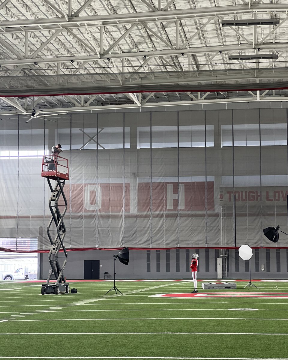 from the top ropes @ media day 

#GoBucks