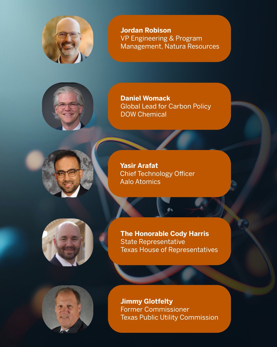 Join us for a high-powered afternoon exploring how Advanced Nuclear Reactors can help Texas meet rising electricity demands. The event is open to both students and the wider public, and no registration is required! We look forward to seeing you there.