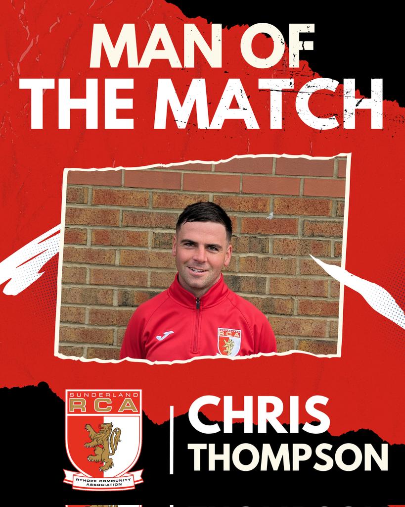 Man of the Match | Chris Thompson

A strong performance from Thommo tonight after a closely contested match which Red Star just edged to take the three points

Well Played, Thommo

#RCA