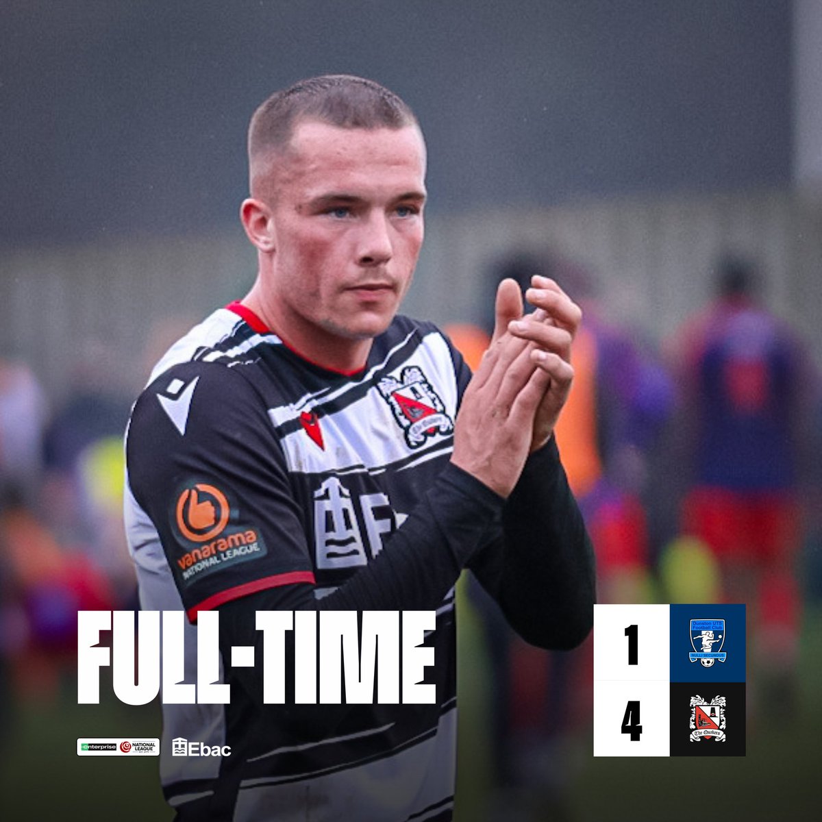 ⏰ FULL TIME

Apologies for the delay due to signal issues. The Quakers secured the win after falling behind. Thank you for all your support this evening.

⚽ GOALS 
62’ Lees 
64’ Maskell
66’ OG
86’ Mortimer 

#WeAreDarlo