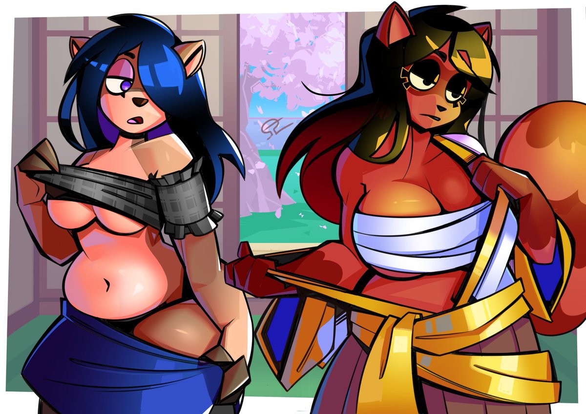 Alvh_Omega's tweet image. Happy Tanuki tuesday, with a formidable guest
[Repost]