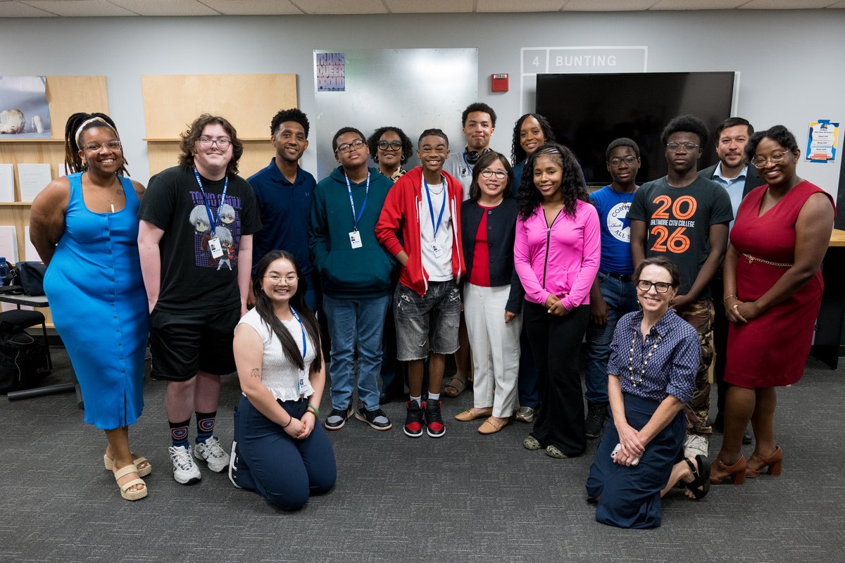 MD Department of Labor (@md_labor) on Twitter photo MD Labor Sec. Wu joined <a href="/MayorBMScott/">Brandon M. Scott</a> and <a href="/JobsBaltimore_/">Baltimore Jobs & Resources (MOED)</a> Director MacKenzie Garvin to check out the awesome hands-on learning happening through <a href="/CodeintheSchool/">Code in the Schools</a>! It's great to see curious minds on the path to tech careers.
#summerjob #youthworks MD Labor Sec. Wu joined <a href="/MayorBMScott/">Brandon M. Scott</a> and <a href="/JobsBaltimore_/">Baltimore Jobs & Resources (MOED)</a> Director MacKenzie Garvin to check out the awesome hands-on learning happening through <a href="/CodeintheSchool/">Code in the Schools</a>! It's great to see curious minds on the path to tech careers.
#summerjob #youthworks
