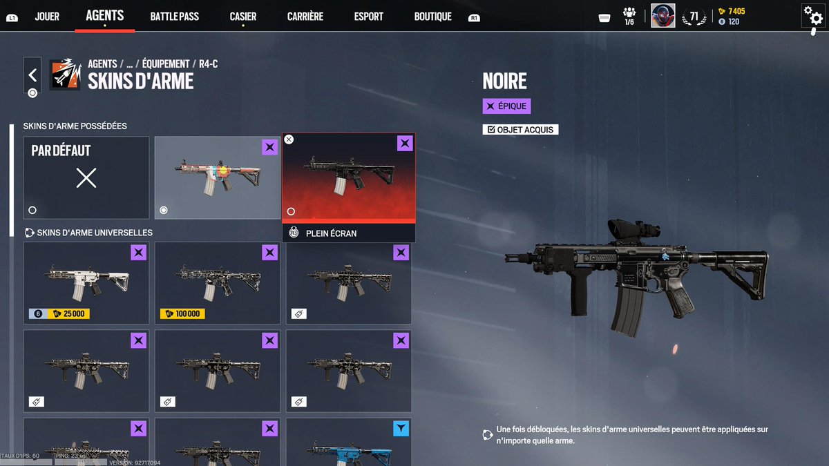🎮 Available Platforms

PC / Xbox / PS

Selling this account: FA

Never played, only this szn
level 71  
35 operators
120 credits 
100 games 
Rt app