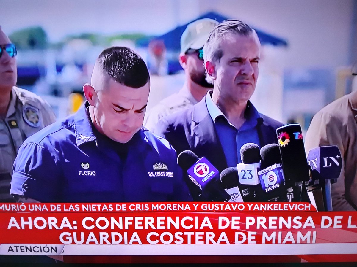 PatyGallardo's tweet image. TERRIBLE TRAGEDIA EN MIAMI
Embarcación chocó a un velero con 4 niñas y su maestra de 19 años.
2 niñas argentinas murieron
Una es Mila 7 años hija de Tomas Yankelevich. Nieta de Cris Morena y Gustavo Yankelevich empresario de #TELEFE
#MilaQEPD
Mis condolencias Flia. #Yankelevich