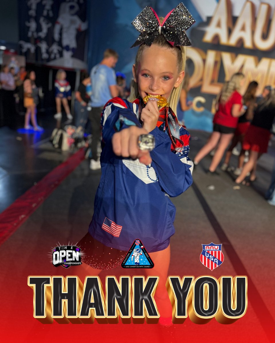 Open Championship Series (@open_champs) on Twitter photo And that's a wrap for the 2025 #AAU #JuniorOlympics! 🇺🇸
We had an incredible time in Houston! THANK YOU to every athlete, coach, family, and fan who brought the energy and heart to the event! ❤️🤍💙
We'll see you next year in Des Moines, Iowa, July 29-August 8, 2026! And that's a wrap for the 2025 #AAU #JuniorOlympics! 🇺🇸
We had an incredible time in Houston! THANK YOU to every athlete, coach, family, and fan who brought the energy and heart to the event! ❤️🤍💙
We'll see you next year in Des Moines, Iowa, July 29-August 8, 2026!