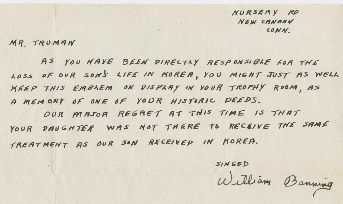 What a day at <a href="/archivesfdn/">National Archives Foundation</a>'s #ArchivesInstitute! We explored gems from Legislative Archives (incl Thurgood Marshall's and Sandra Day O'Connor's respective SC nominations) and met with ed staff from Presidential libraries. The Banning letter from <a href="/TrumanLibrary/">Truman Library</a> is brutal! 😳