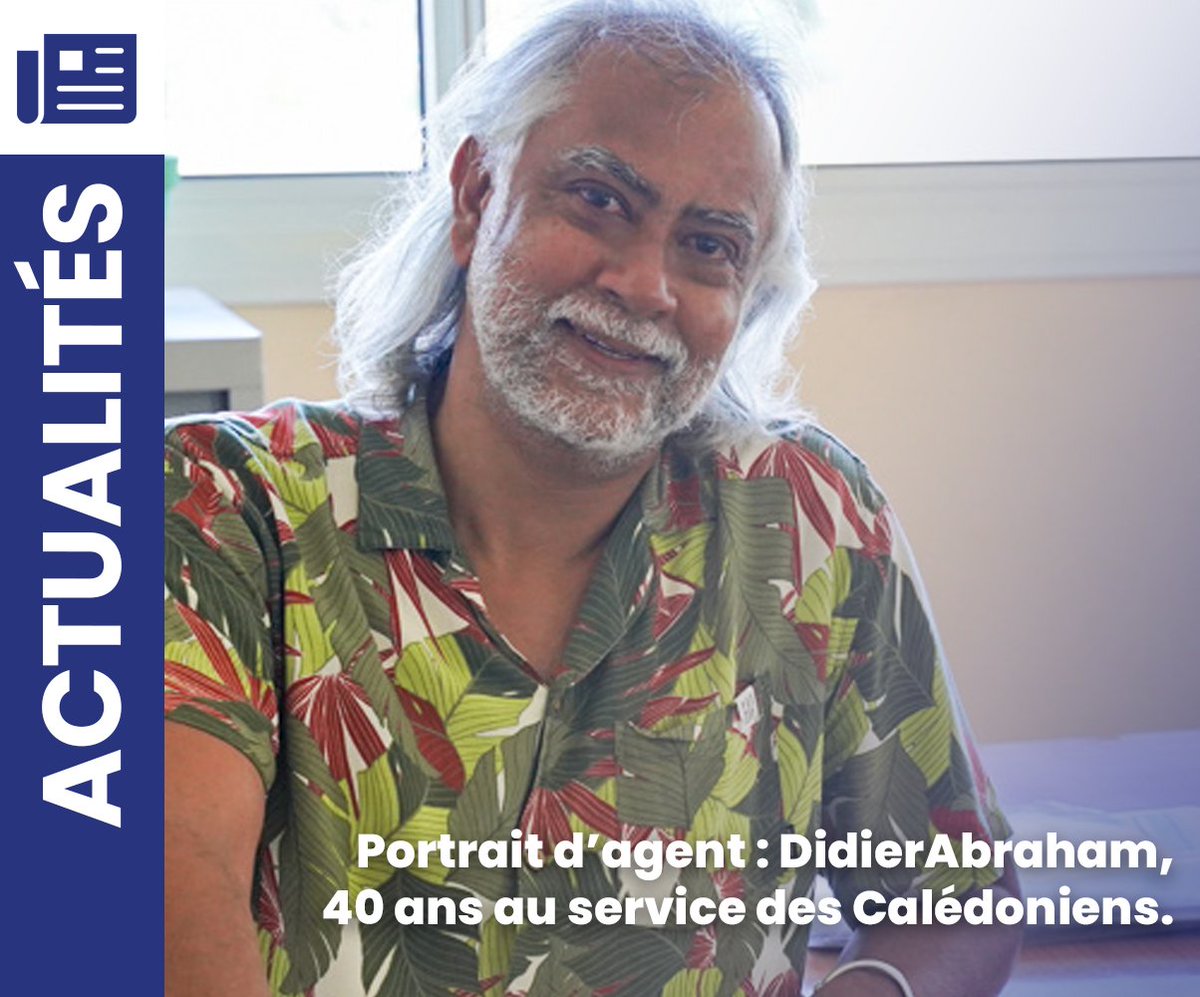 [PORTRAIT D’AGENT] 
👉Didier ABRAHAM, commercial courrier, incarne 40 ans d’engagement au service des Calédoniens.
De la brousse aux entreprises, un parcours guidé par le terrain et le sens de la relation client.
📎 Son portrait : bit.ly/4lTZK3q
#OPTNC #PortraitDAgent