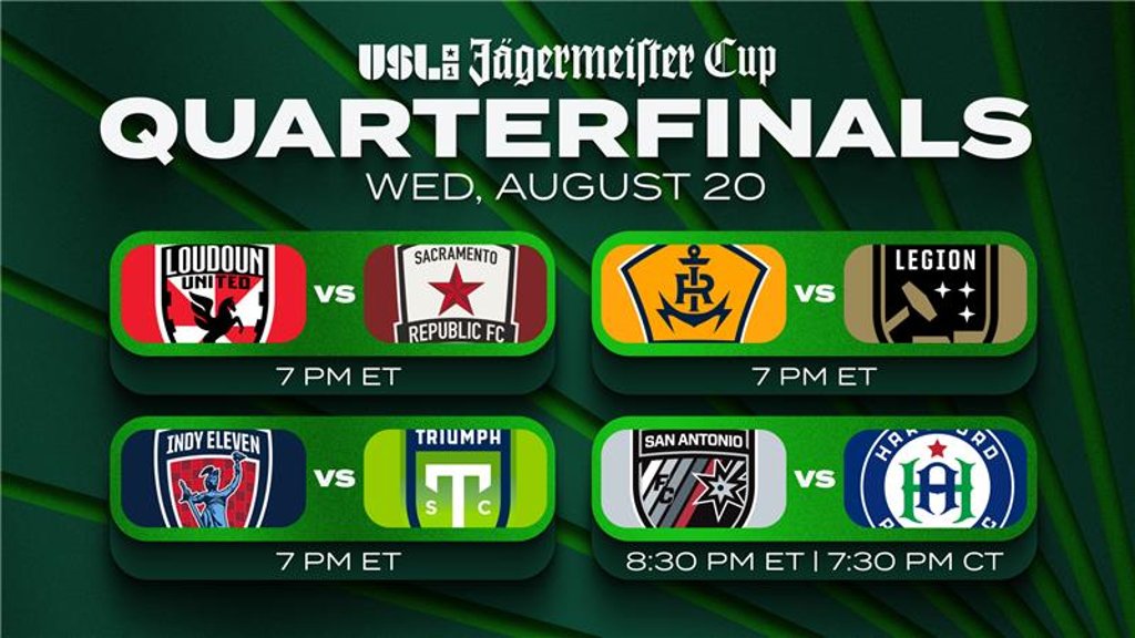 Mark your calendars! 🗓️ ✍️

The Quarterfinals schedule is set, with each match being played on Wednesday, August 20. 

➡️ bit.ly/4544KN3
