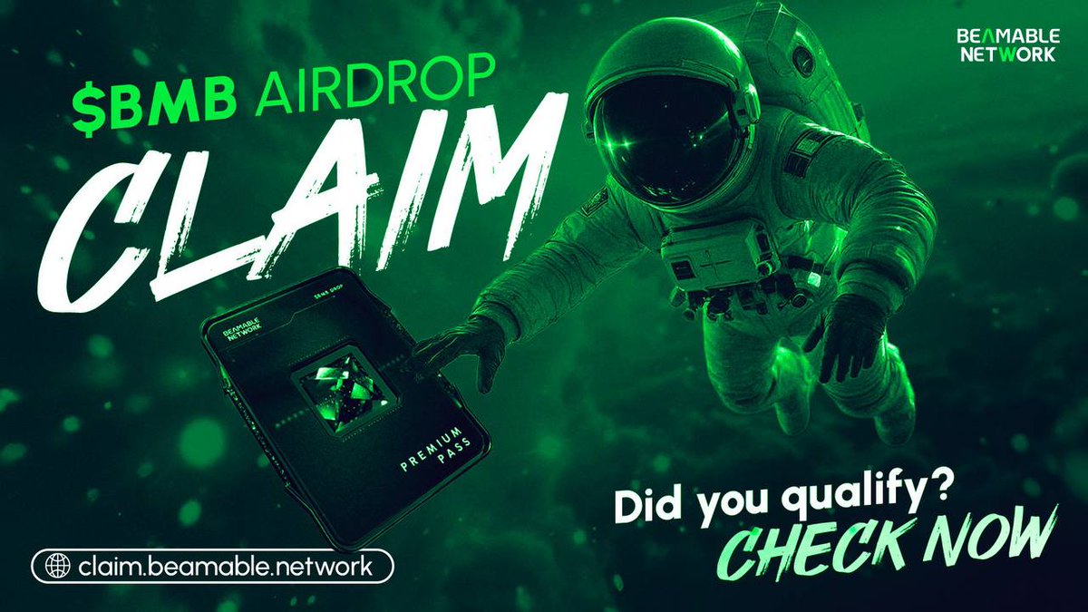 🪂 $BMB Airdrop Claim is LIVE

→ Allocation based on CT Mindshare
→ Limited Availability
→ 10 Million $BMB up for grabs!

No wallet connection, only 𝕏 verification.  🔗👇