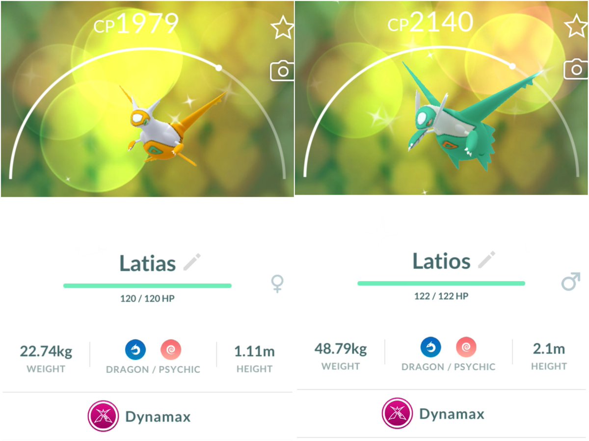 Poke Go Perks (@pokegoperks) on Twitter photo ✨Shiny Dynamax Latias & Latios Giveaway✨
🎁2 winners will get to choose between:
🧡Shiny Dynamax Latias
💚Shiny Dynamax Latios
To Enter the Giveaway:
🔥 Follow us <a href="/pokegoperks/">Poke Go Perks</a>
❤️ Like this post
📲 Comment the Pokémon you’d choose!
🗓️ The Winners Will Be Chosen On The 1st Of ✨Shiny Dynamax Latias & Latios Giveaway✨
🎁2 winners will get to choose between:
🧡Shiny Dynamax Latias
💚Shiny Dynamax Latios
To Enter the Giveaway:
🔥 Follow us <a href="/pokegoperks/">Poke Go Perks</a>
❤️ Like this post
📲 Comment the Pokémon you’d choose!
🗓️ The Winners Will Be Chosen On The 1st Of