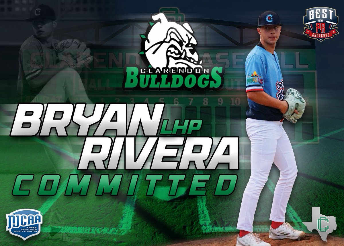 Congrats to Bryan Rivera on his commitment with Clarendon College.

#Bestinprshowcase