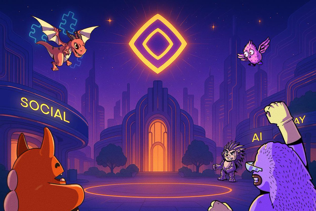 Up next in the Grand Puzzle… Play, Social &amp; AI goes live on August 4th! 🚀

• Immersive games | 🌌
• On-chain socials | 🤝
• Autonomous intelligences | 🤖
Complete quests, mint shards, unlock the endgame.

The cosmos is talking—can you decode it? 🧩👾