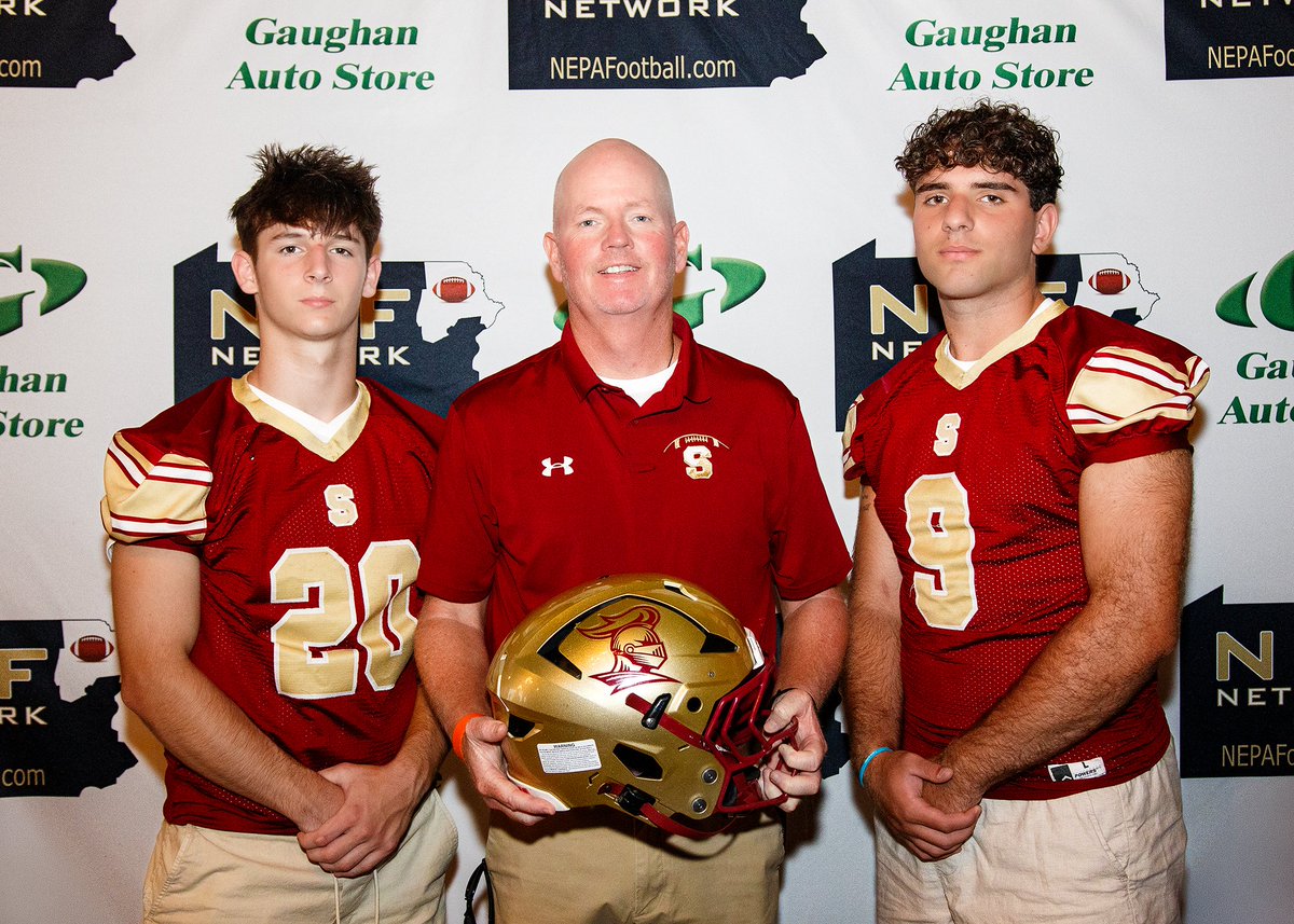 2025 LFC Media Day: Scranton Knights
Reece Whitman, Coach Jamie Higgins, Chris DelSantro
<a href="/ScrantonHS/">Scranton High School</a>