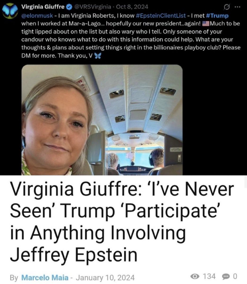 Imagine Elon putting us in algorithm hell after stating President Trump was in Epstein files when Virginia reached out to him with names.