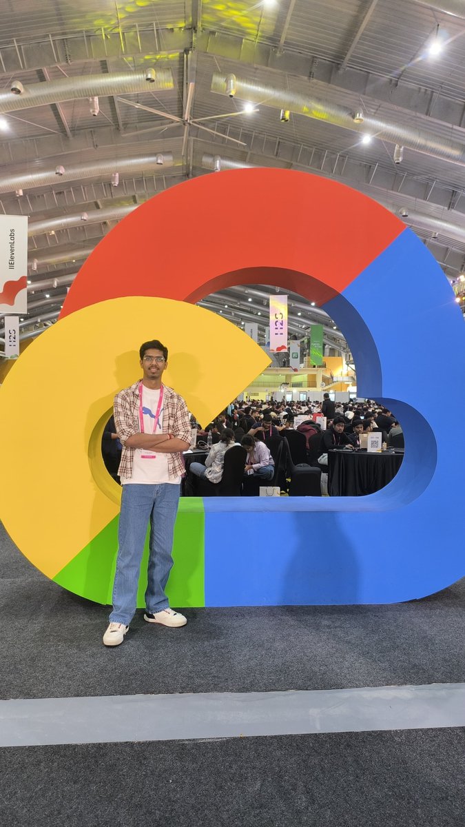 ItzArnavG's tweet image. This was my first-ever hackathon.
Participating was thrilling — but winning it? That too from Google? Unreal. 😭
30+ hours of sleepless brainstorming, building, and debugging at BIEC, Bengaluru.
 #HackathonExperience #FirstHackathon #DevJourney