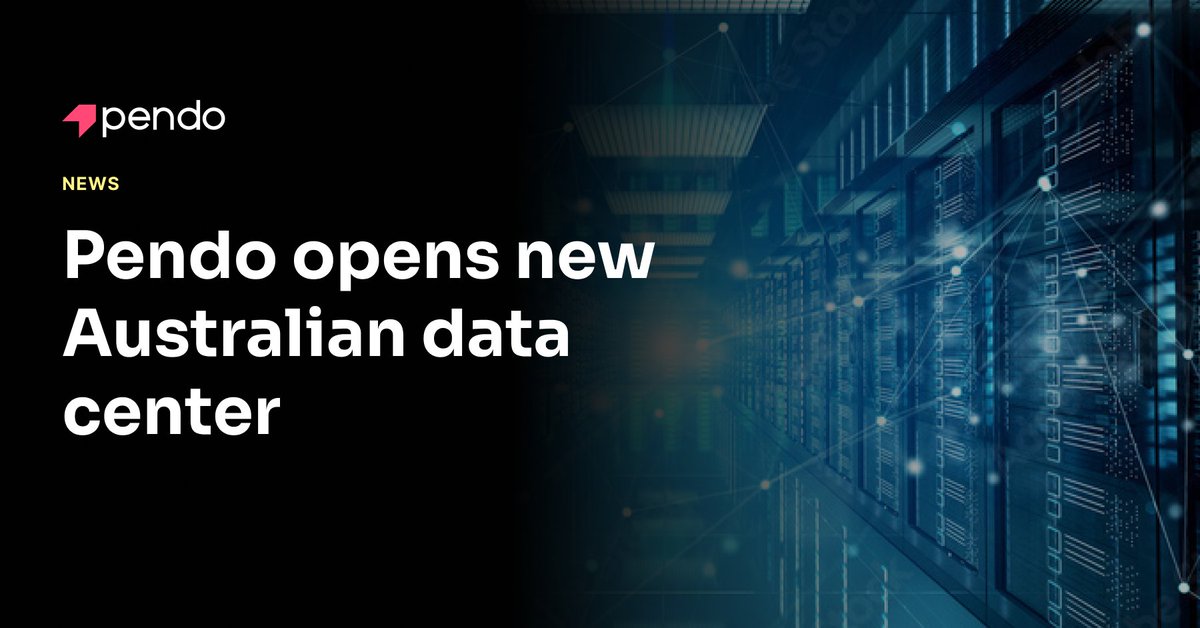 🇦🇺 Big news: Pendo has opened a new data center in Australia!

As demand across the APAC region accelerates, we’re investing in the infrastructure that matters most to our customers—starting with local data residency.

Learn more here ➡️ bit.ly/478hWSf
