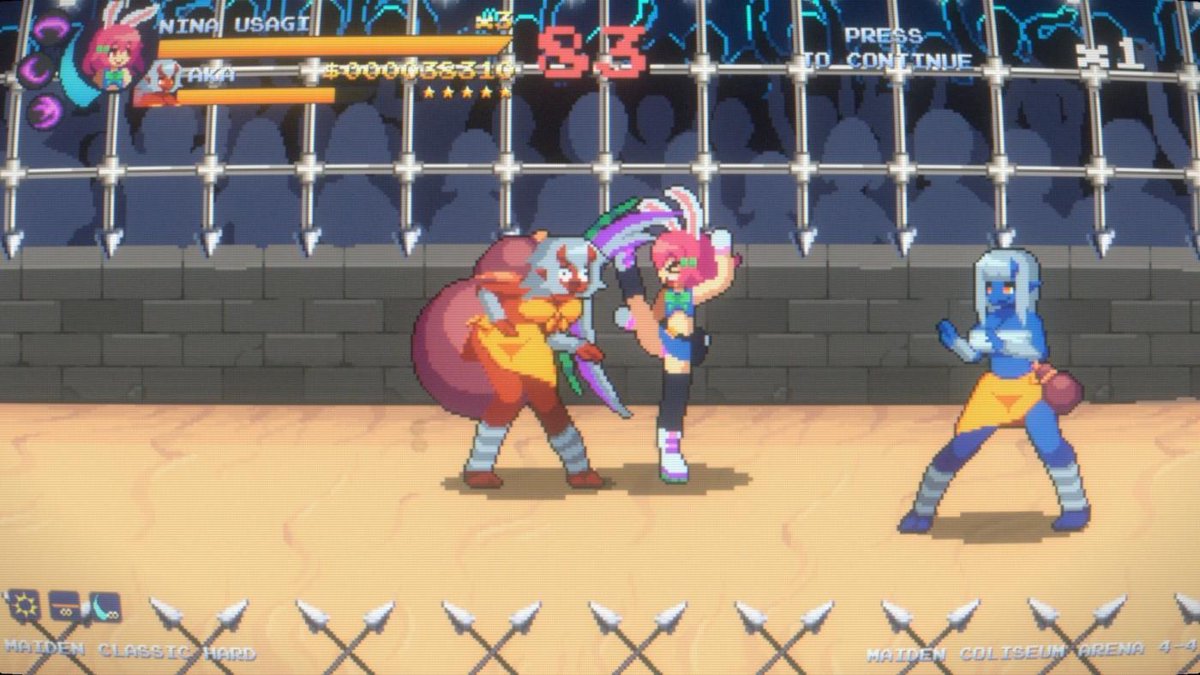 Right now on our Twitch channel, please join us for an early look at this week’s release of side-scrolling monster girl beat’em up Maiden Cops!

🤜🏼💥ow.ly/jxhH50WvoBH

GAME INFO >> ow.ly/G2zq50WvoBG