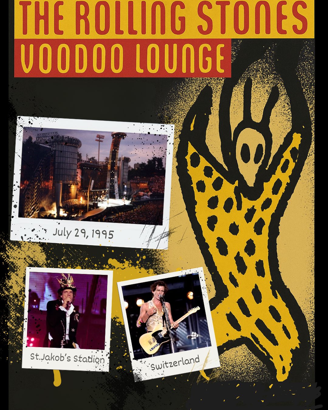 ローリング・ストーンズ/VOODOO LOUNGE HOLLAND 1995 THE ROLLING STONES VOODOO LOUNGE TOUR 1995 BACK