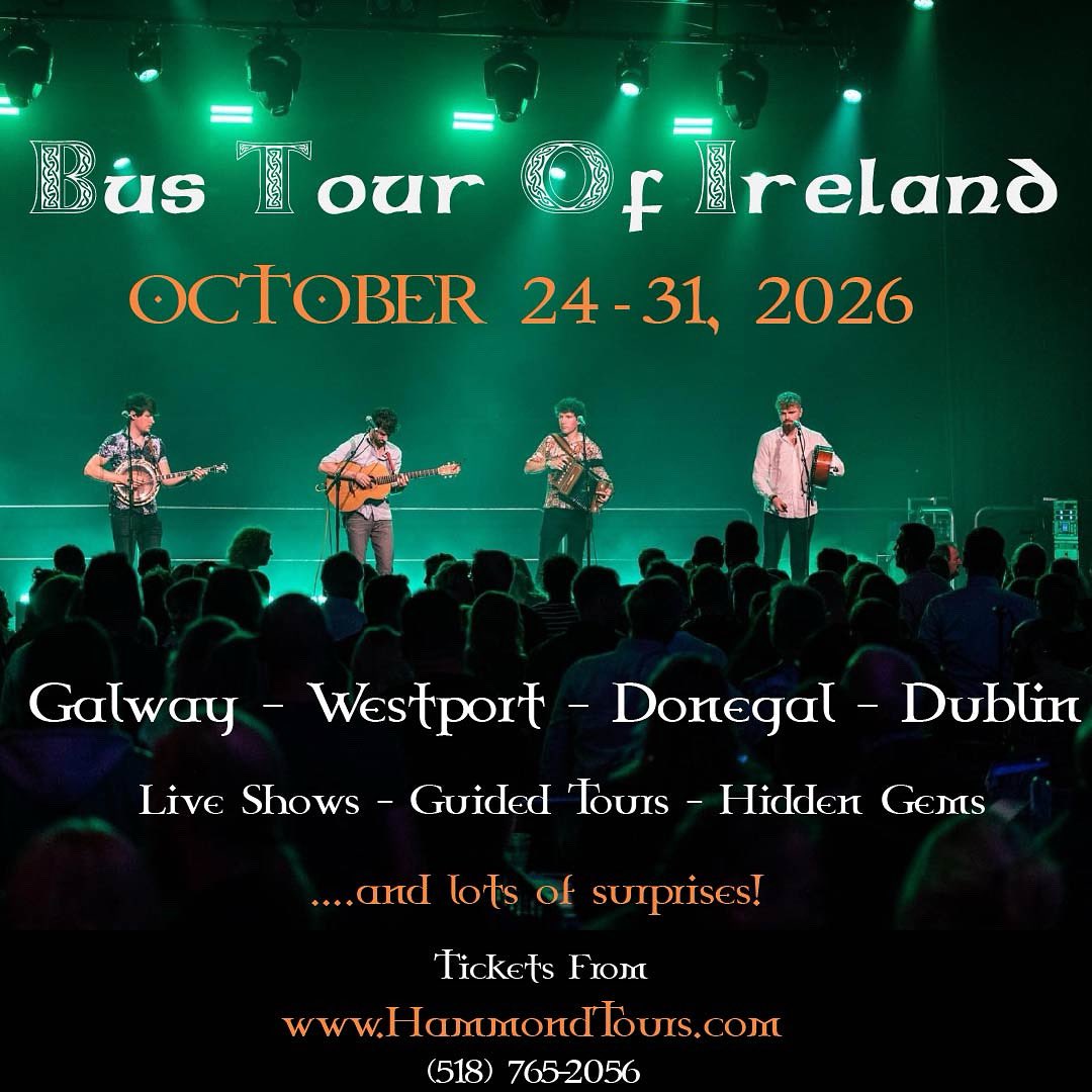 Who wants to come to Ireland with us?🇮🇪🚌

Join us for live shows, stunning views and serious craic along the way!

Grab your seat - Ireland is calling!☘️

#discoverireland #failteireland #tourismireland