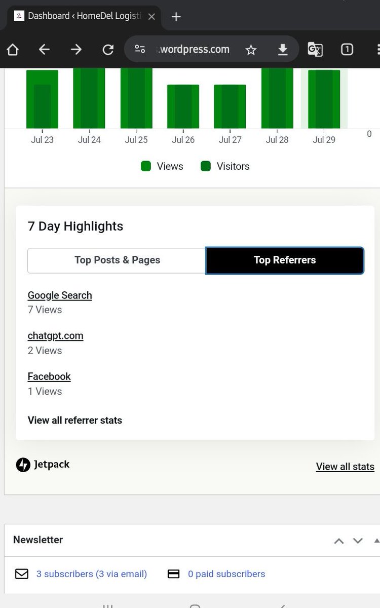 I don't yet have a grasp of it,  but it feels good to be referred by <a href="/OpenAI/">OpenAI</a> ChatGPT 
We're building a reliable logistics network for Nigerian businesses.
Nationwide last-mile delivery! 🇳🇬